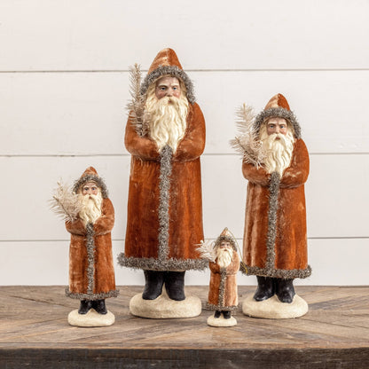 17.5" Ginger & Silver Belsnickle - Nifty Decor & More