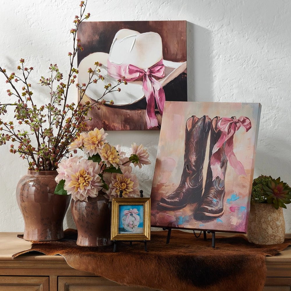 17.75" Sassy in the Saddle Wall Art - Nifty Decor & More