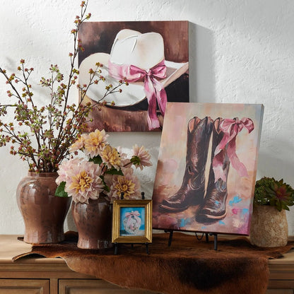 17.75" Sassy in the Saddle Wall Art - Nifty Decor & More