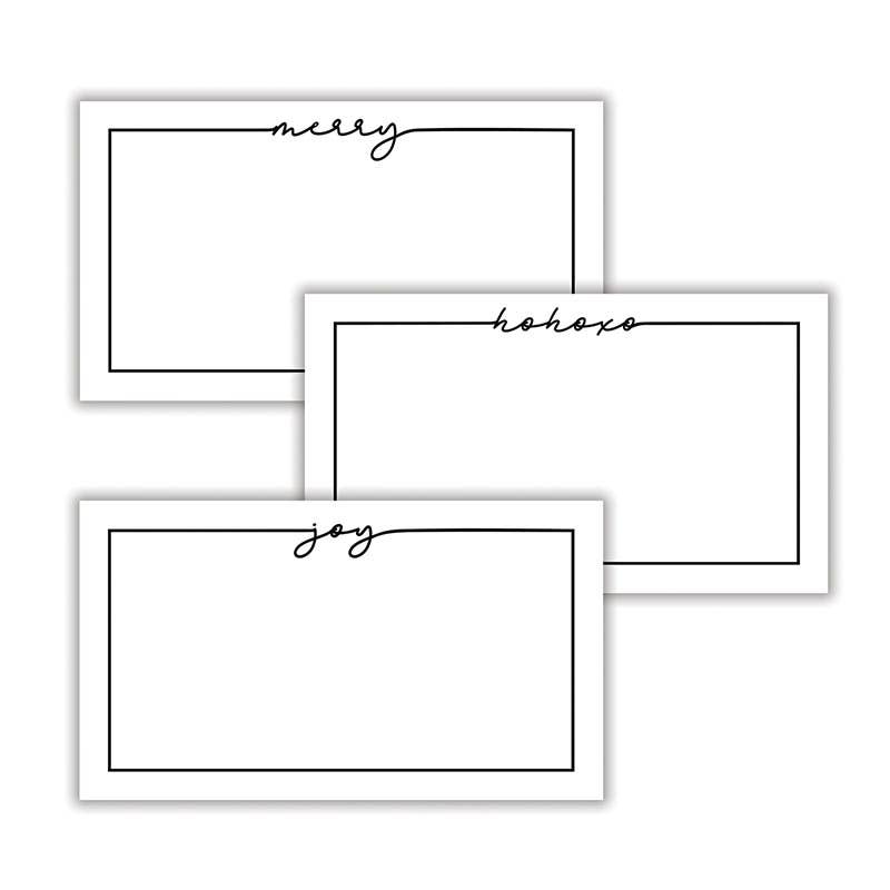 Christmas Place Cards Supplies