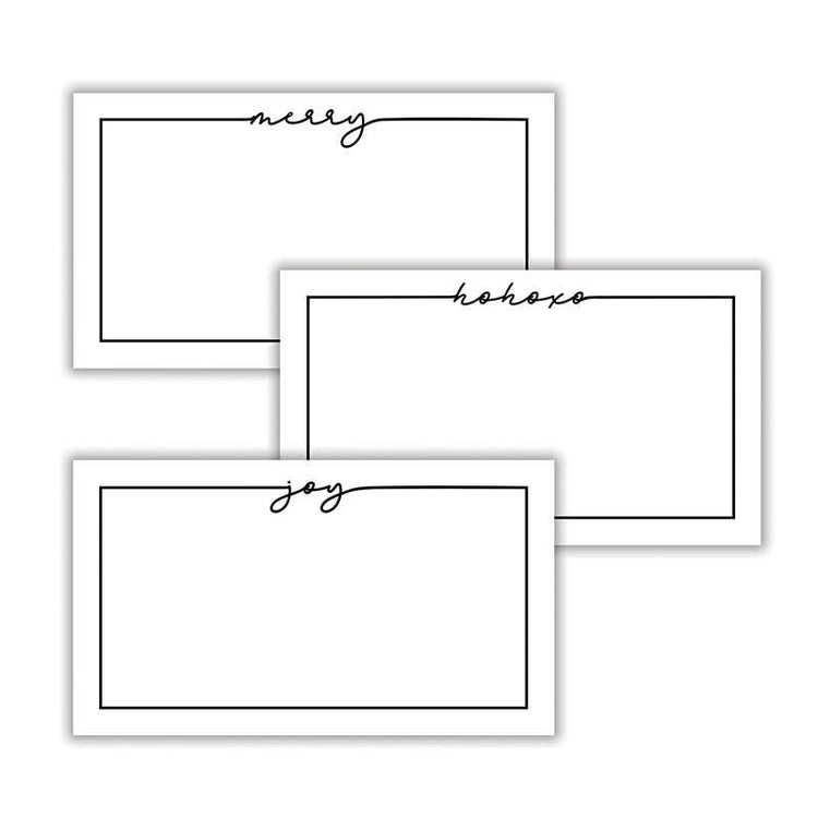 Christmas Place Cards Supplies