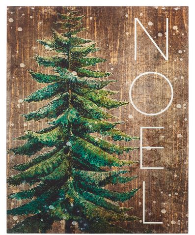 18" Noel Wood Wall Art - Vertical Rustic Christmas Sign by Jessica Mundo - Nifty Decor & More