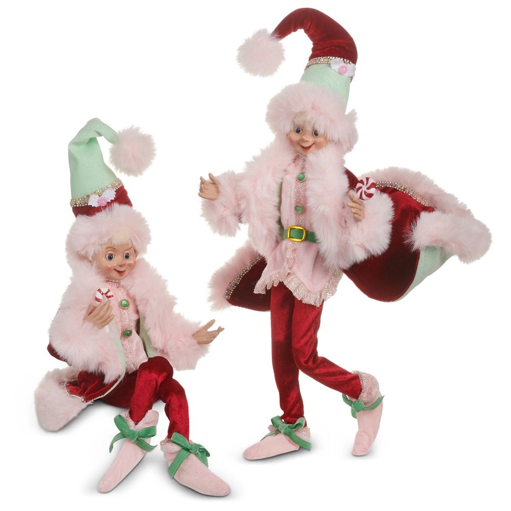 18" Sugar and Spice Posable Elf - Nifty Decor & More