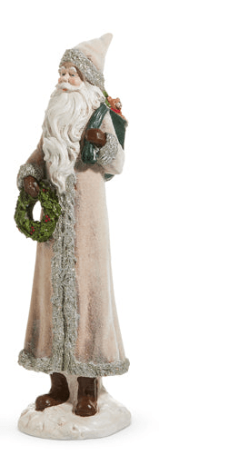 18.25" Woodland Santa Wreath