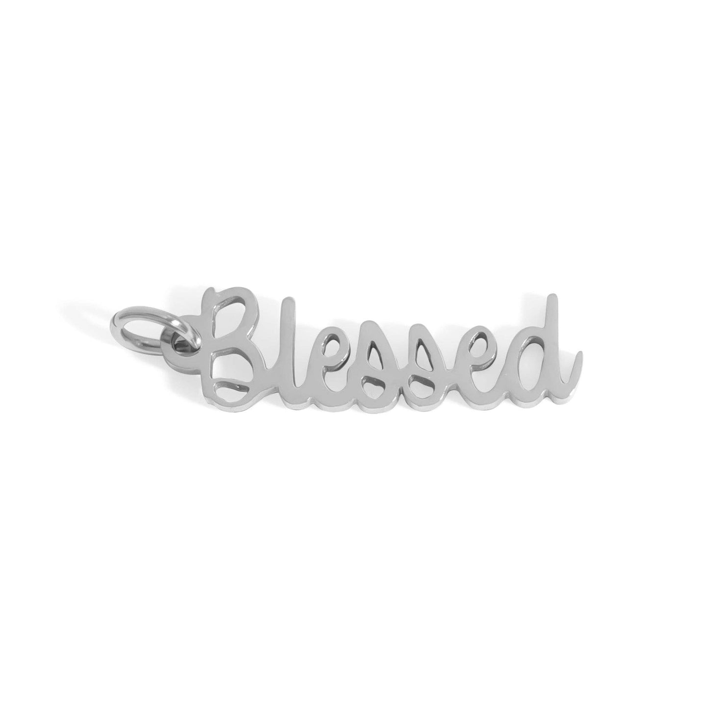 18K Gold PVD Stainless Steel Blessed Charm - Nifty Decor & More