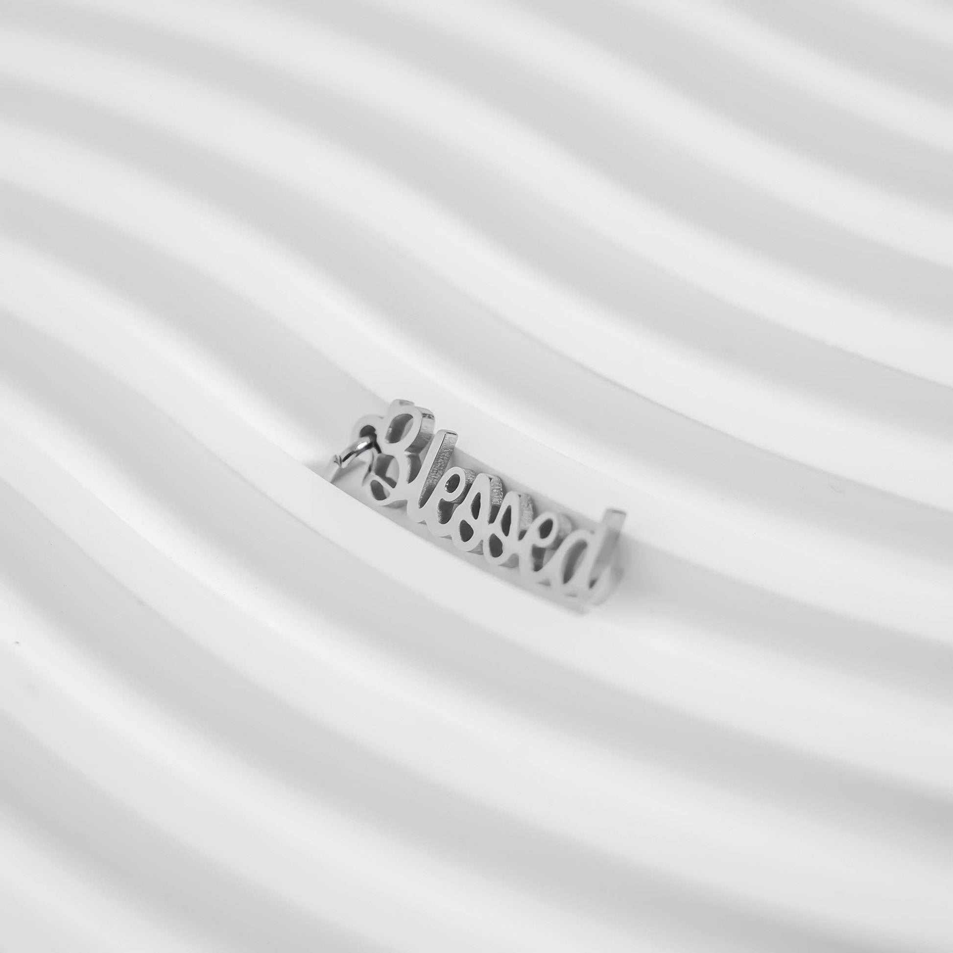 18K Gold PVD Stainless Steel Blessed Charm