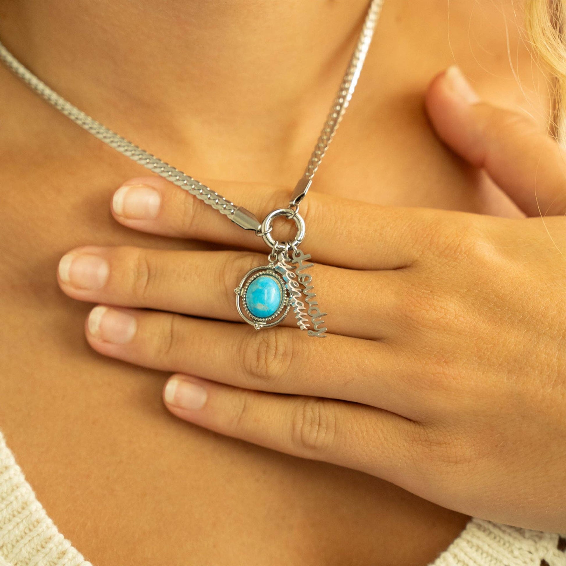 18K Gold PVD Stainless Steel Howdy Charm