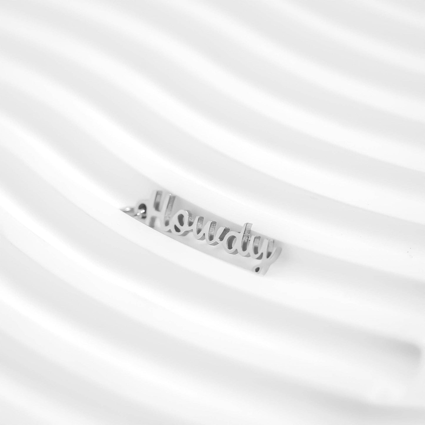 18K Gold PVD Stainless Steel Howdy Charm