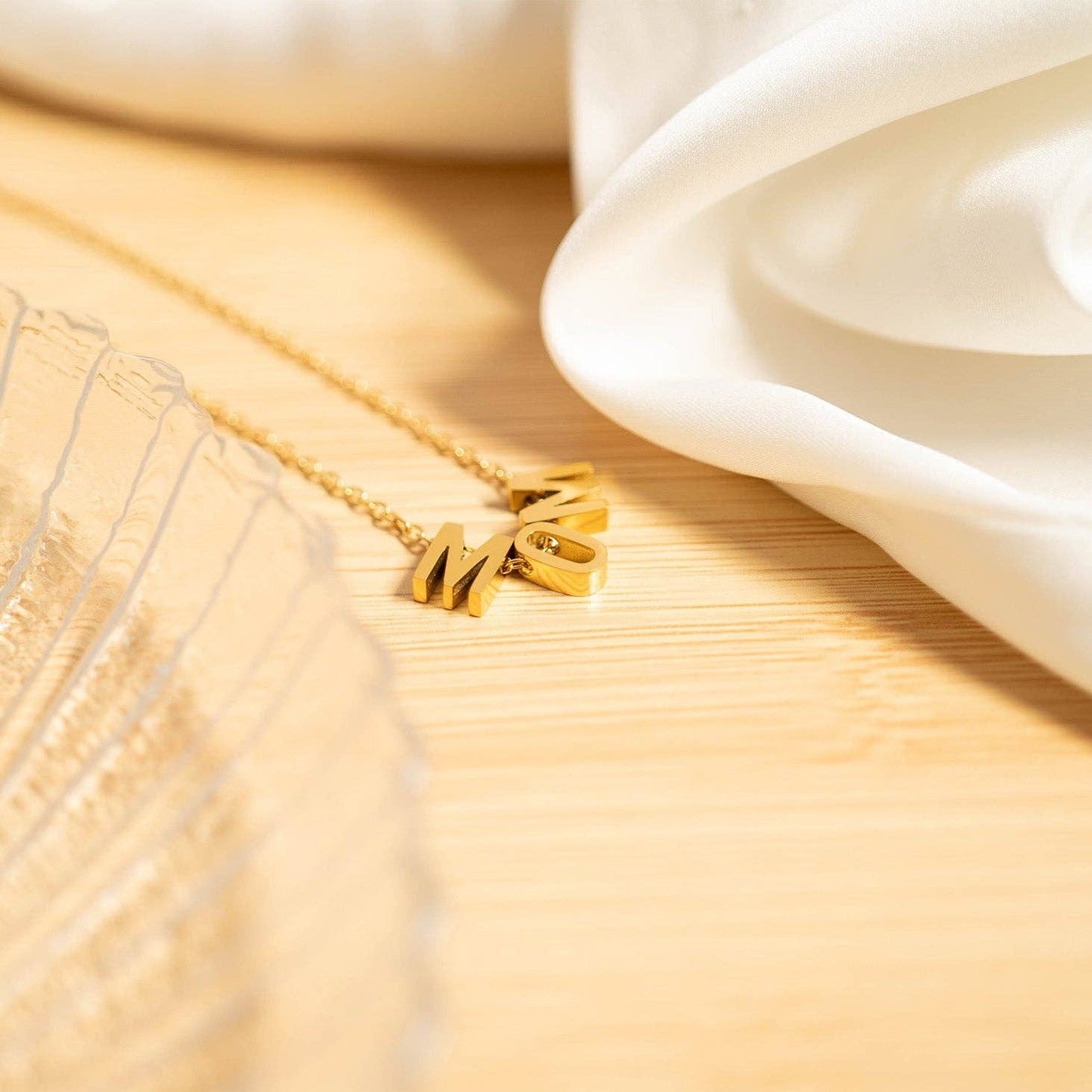 18K Gold PVD Stainless Steel Mom Necklace