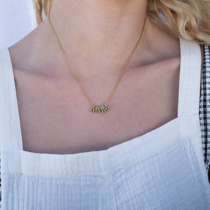 18K Gold PVD Stainless Steel Mom Necklace - Nifty Decor & More