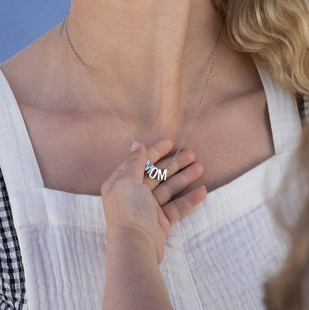18K Gold PVD Stainless Steel Mom Necklace - Nifty Decor & More