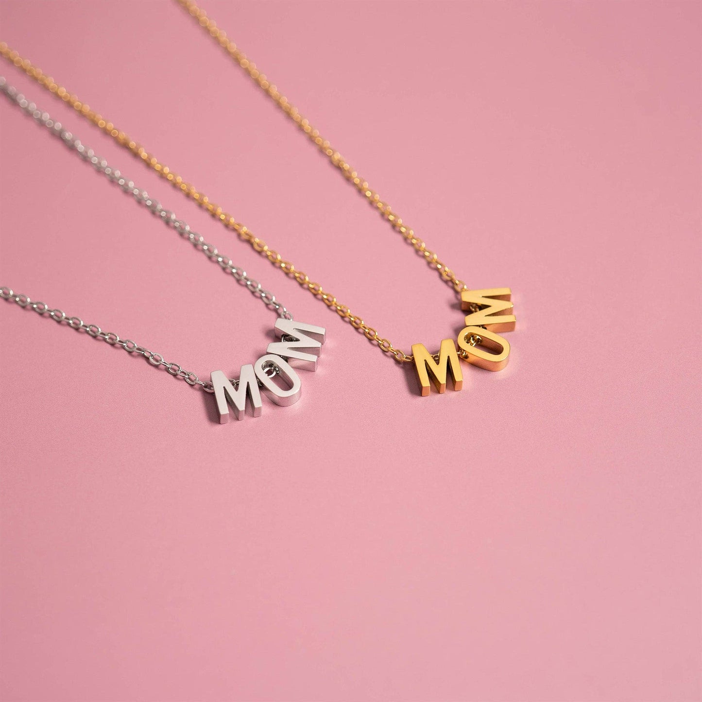 18K Gold PVD Stainless Steel Mom Necklace - Nifty Decor & More