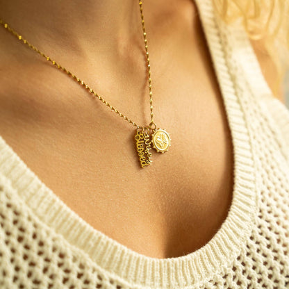 18K Gold PVD Stainless Steel "Wifey" Charm - Nifty Decor & More