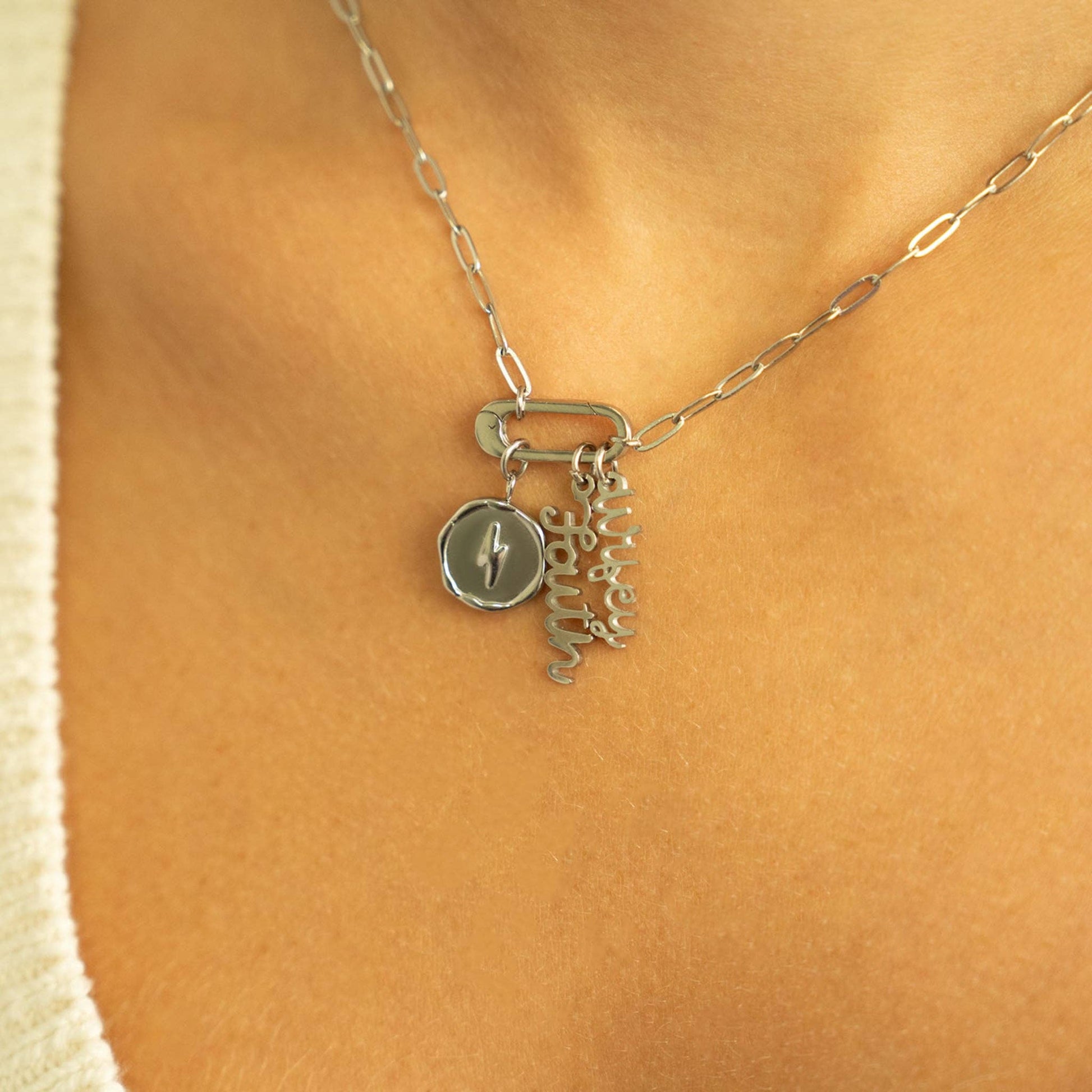 18K Gold PVD Stainless Steel "Wifey" Charm