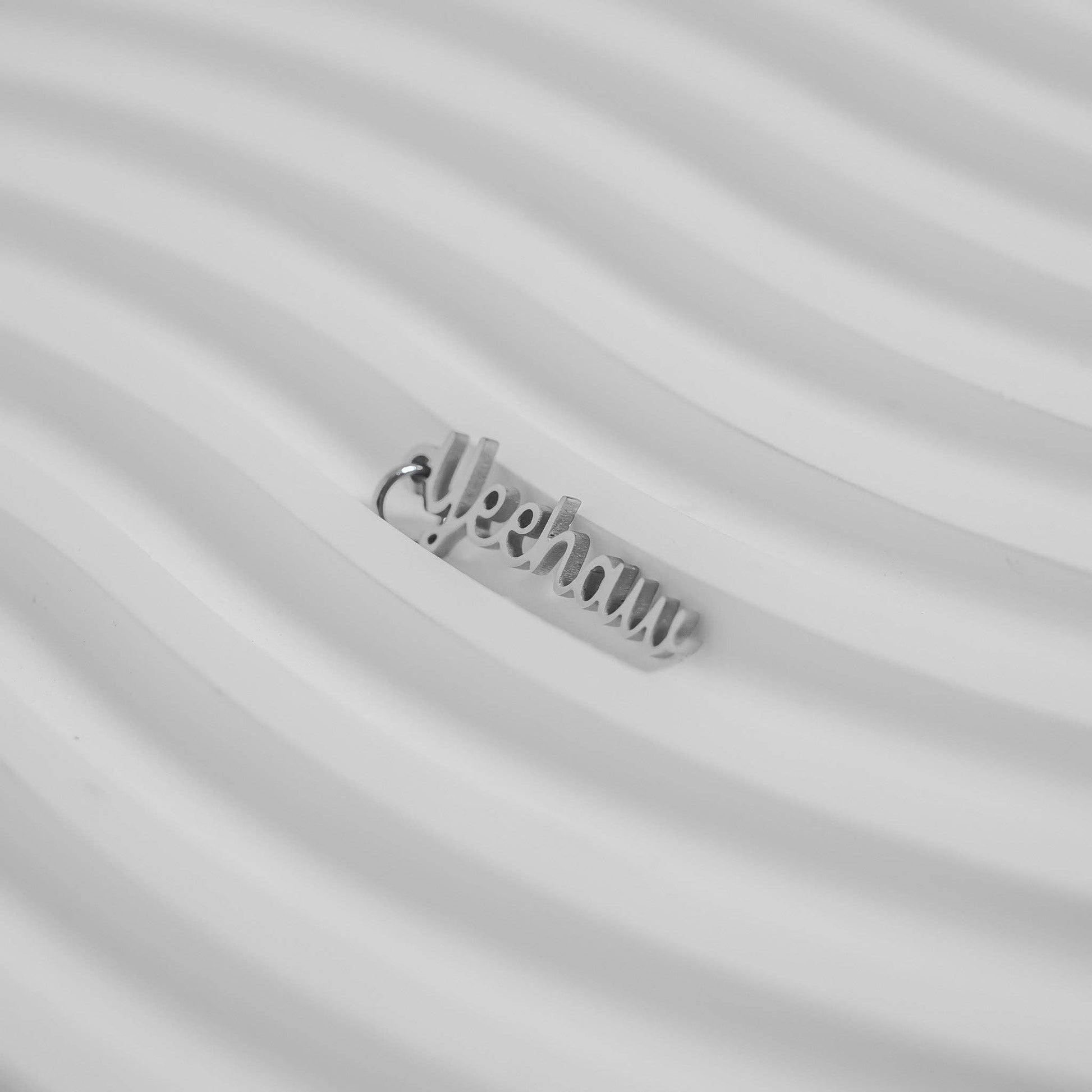 18K Gold PVD Stainless Steel Yeehaw Charm