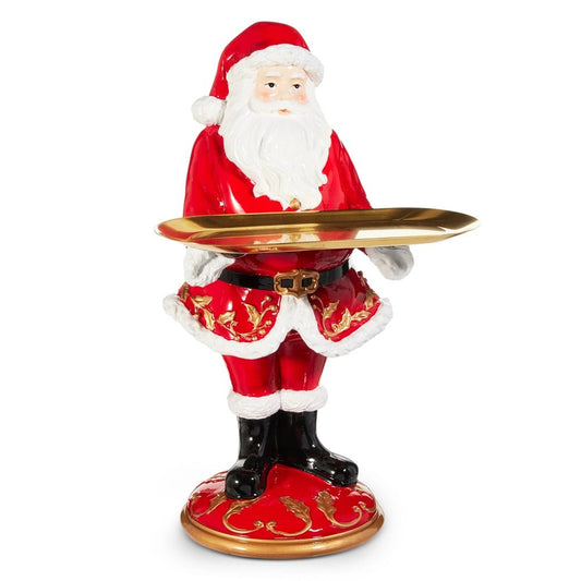 19.5" Santa Butler christmas accent piece