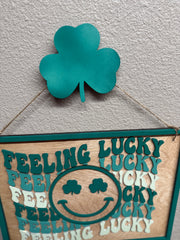 Lucky Charm Face Wall Decor | Irish Home Decor, Good Luck Art, St Patrick's Day Decoration, Charming Wall Accent for Any Room