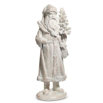 20" Iced Santa with Tree - Nifty Decor & More