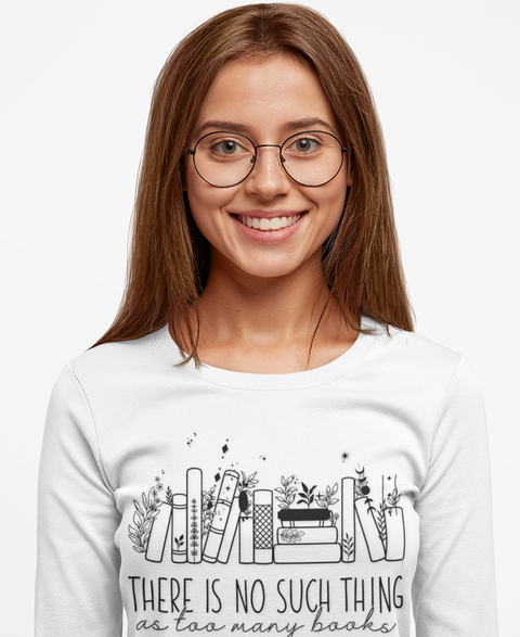 Book Lover Long Sleeve Tee - &