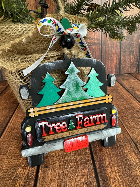 Truck Ornament Gift Card Holder Christmas Ornament Tree Farm  
