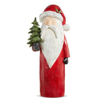 21.5" Carved Santa - Nifty Decor & More