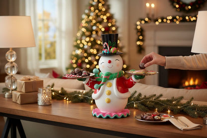 22" Merry Snowman Server - Nifty Decor & More
