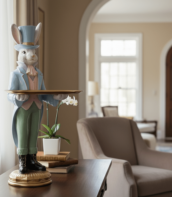 23" Mr. Bunny Butler - Nifty Decor & More