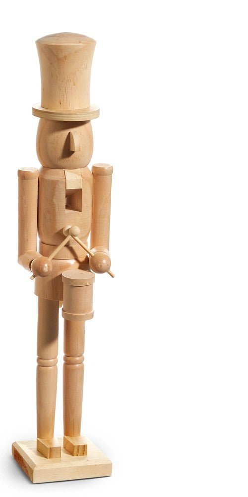24" Nutcracker - RAZ Christmas Shelf Sitter Drums
