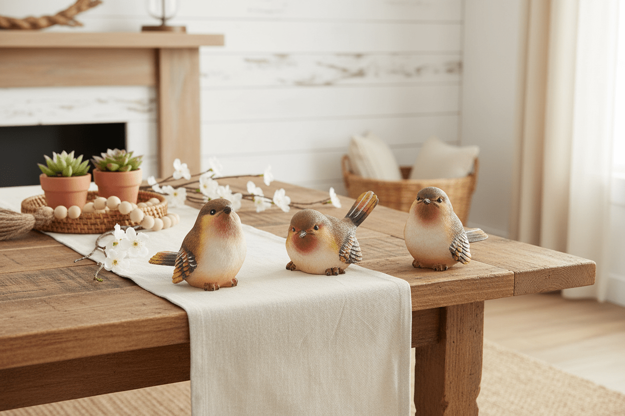 2.5" Green Bird - Nifty Decor & More