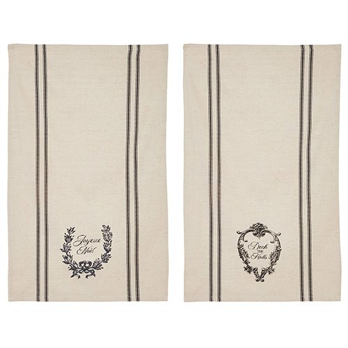 26" French Holiday Tea Towel - Nifty Decor & More