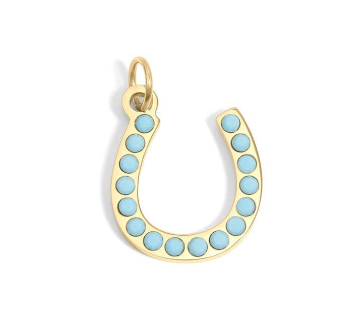 Preppy Western Charms Pendants, 18K gold PVD finish, meaningful gift for her, stylish accessory Coquette Charms Horseshoe