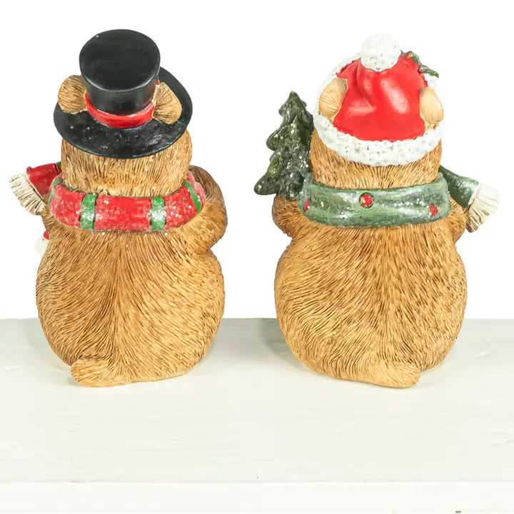 Happy Christmas Capybara Dangle Legs