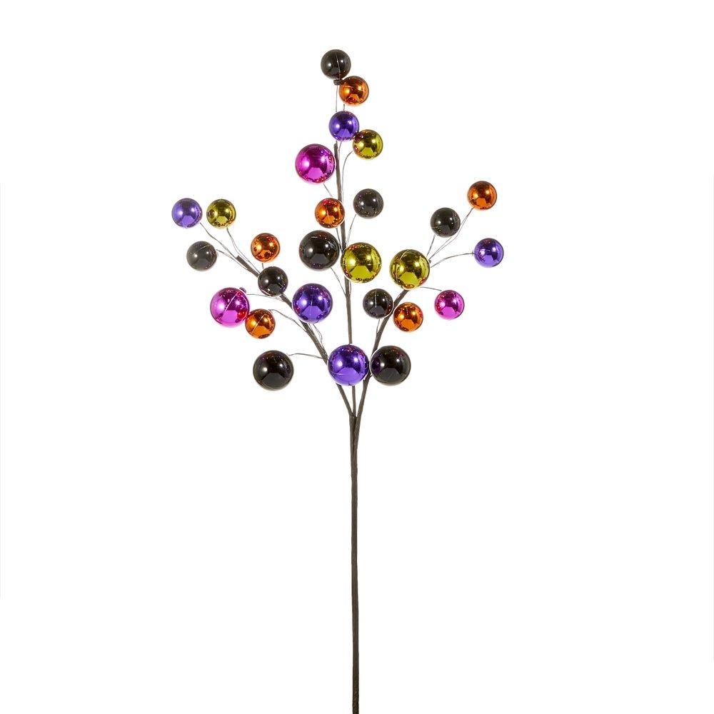 29.5" Multicolor Halloween Ball Spray Ball Garlands