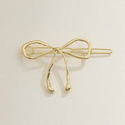 Metallic Bow Hair Clip