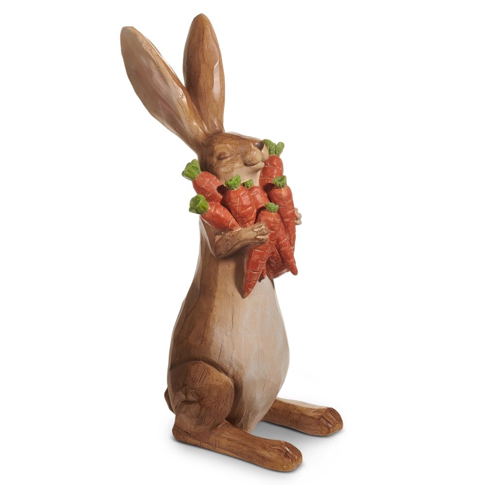 30.5" Carrot Loving Bunny - Nifty Decor & More