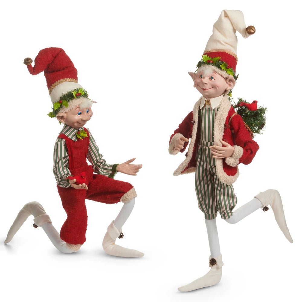 31" Yuletide Traditions Posable Elf - Nifty Decor & More