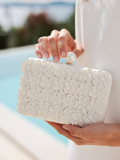 Venus Minaudiere Wedding Purse, Chic Glamorous Statement Bag for Brides, Stunning Bridal Gift Bride Clutch