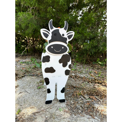 Cow Faux Plant Planter Animal Planter   