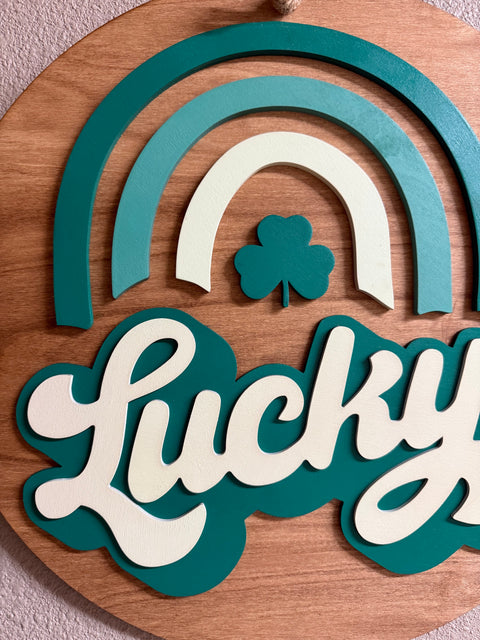 Lucky Rainbow Wall Art | St. Patrick&