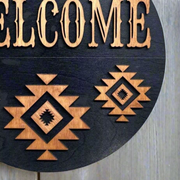 Aztec Welcome Door Hanger Door hanger