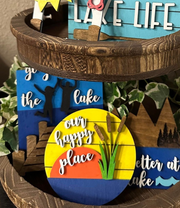 Our Happy Place Tiered Tray Decor Tiered Tray