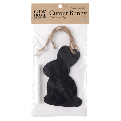 Cutout Bunny Chalkboard Tags - CTW