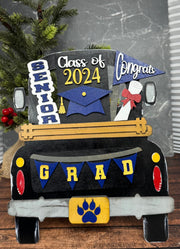 Graduate - Add On (12 inch Truck & Porch Gnome) Graduation Interchangeable Add On   