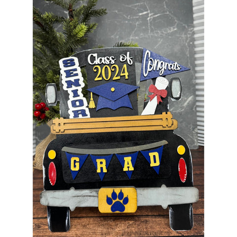 Graduate - Add On (12 inch Truck & Porch Gnome) Graduation Interchangeable Add On   