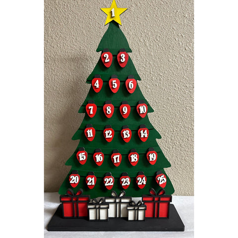 Christmas Tree Countdown Christmas Decor   