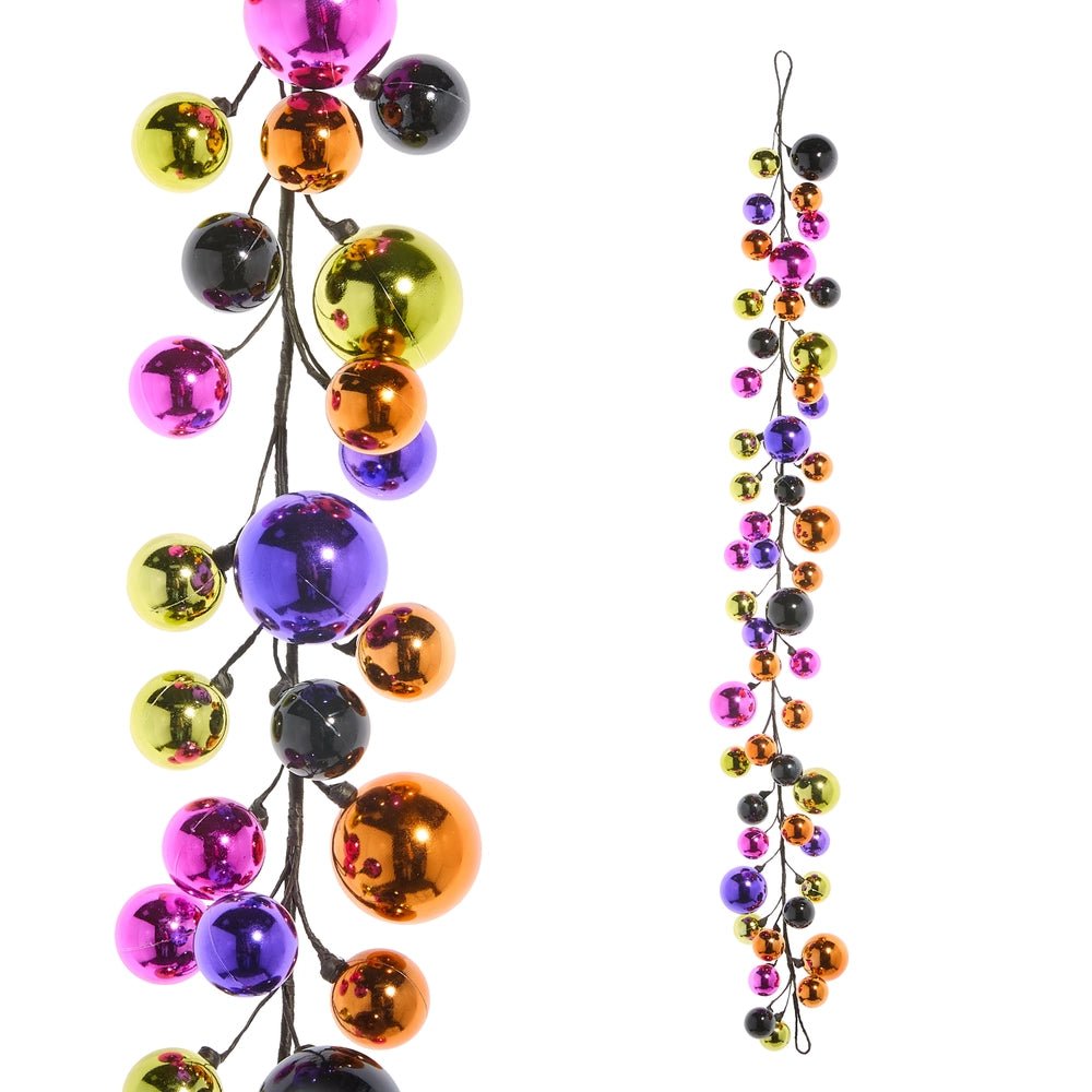 4' Multicolor Ball Garland - Nifty Decor & More