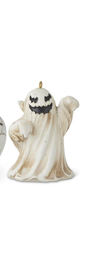 Resin Halloween Ornaments (Skull Witch 2 Ghost)