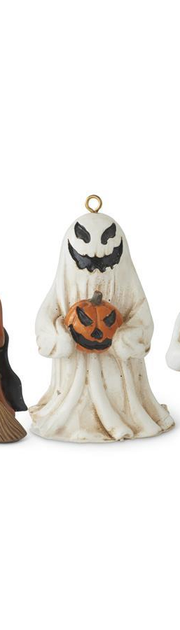 Resin Halloween Ornaments (Skull Witch 2 Ghost)