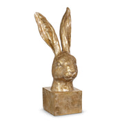 RAZ - 12.75" Gold Rabbit Bust