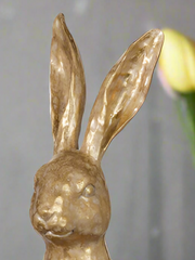 RAZ - 12.75" Gold Rabbit Bust